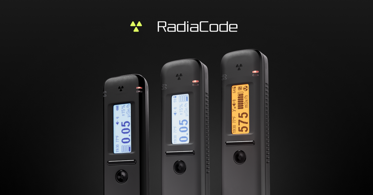 Radiacode: Pocket Radiation Detectors & Spectrometers